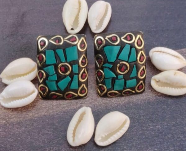 Elegant Handmade Oxidised  Earrings(LAQ008)